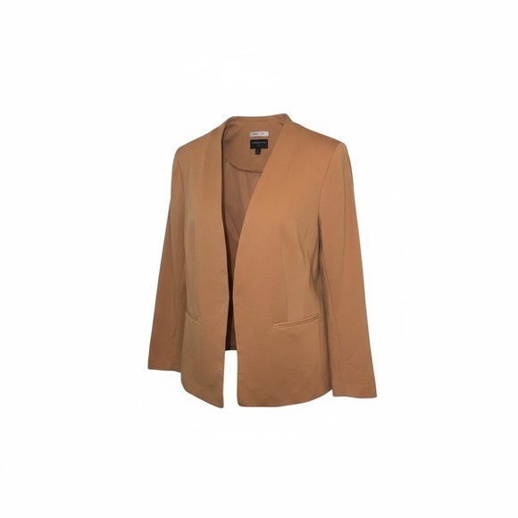LANE BRYANT Ponte Bryant Collarless Blazer - Tan Women’s 16 - Picture 3 of 16